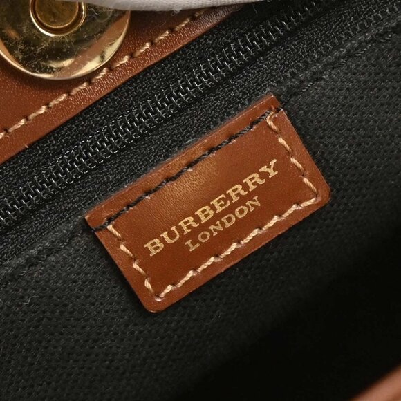 Burberry Beige House Check Handbag - Picture 9 of 10